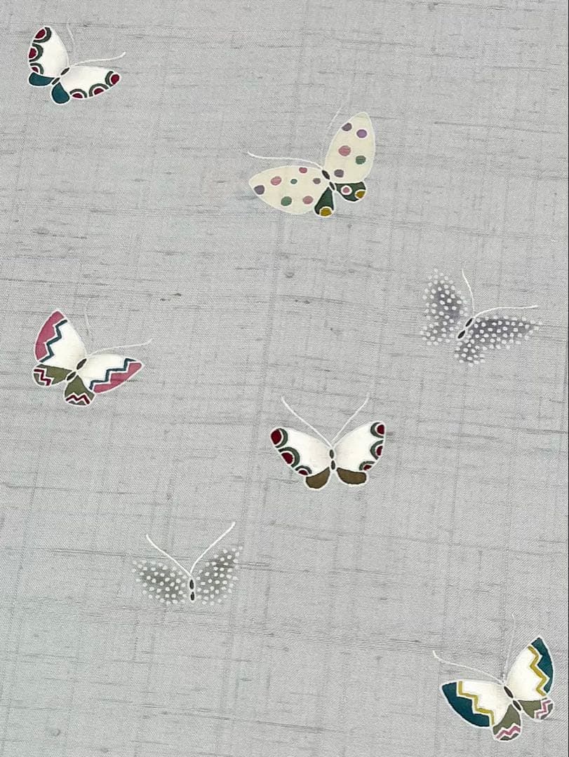 九寸名古屋帯 蝶