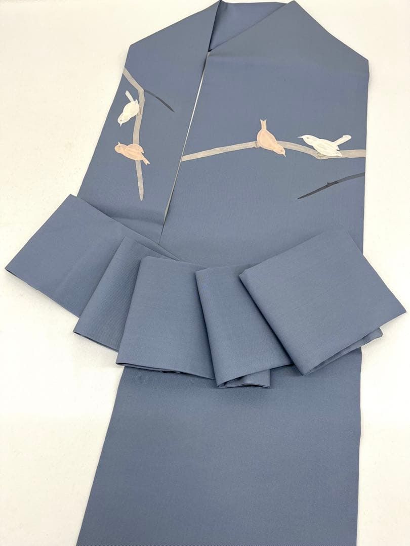 九寸名古屋帯 鳥