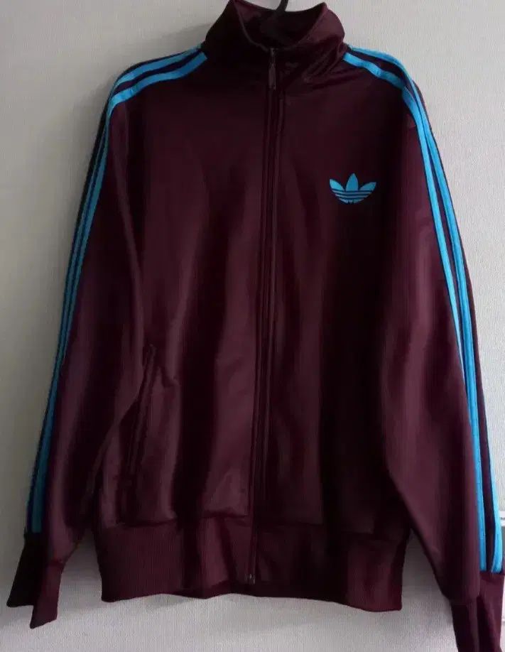 アディダス ファイヤーバード バーガンディ マルーン スカイブルー トラックジャージ ジャージ ジップアップジャージ 100