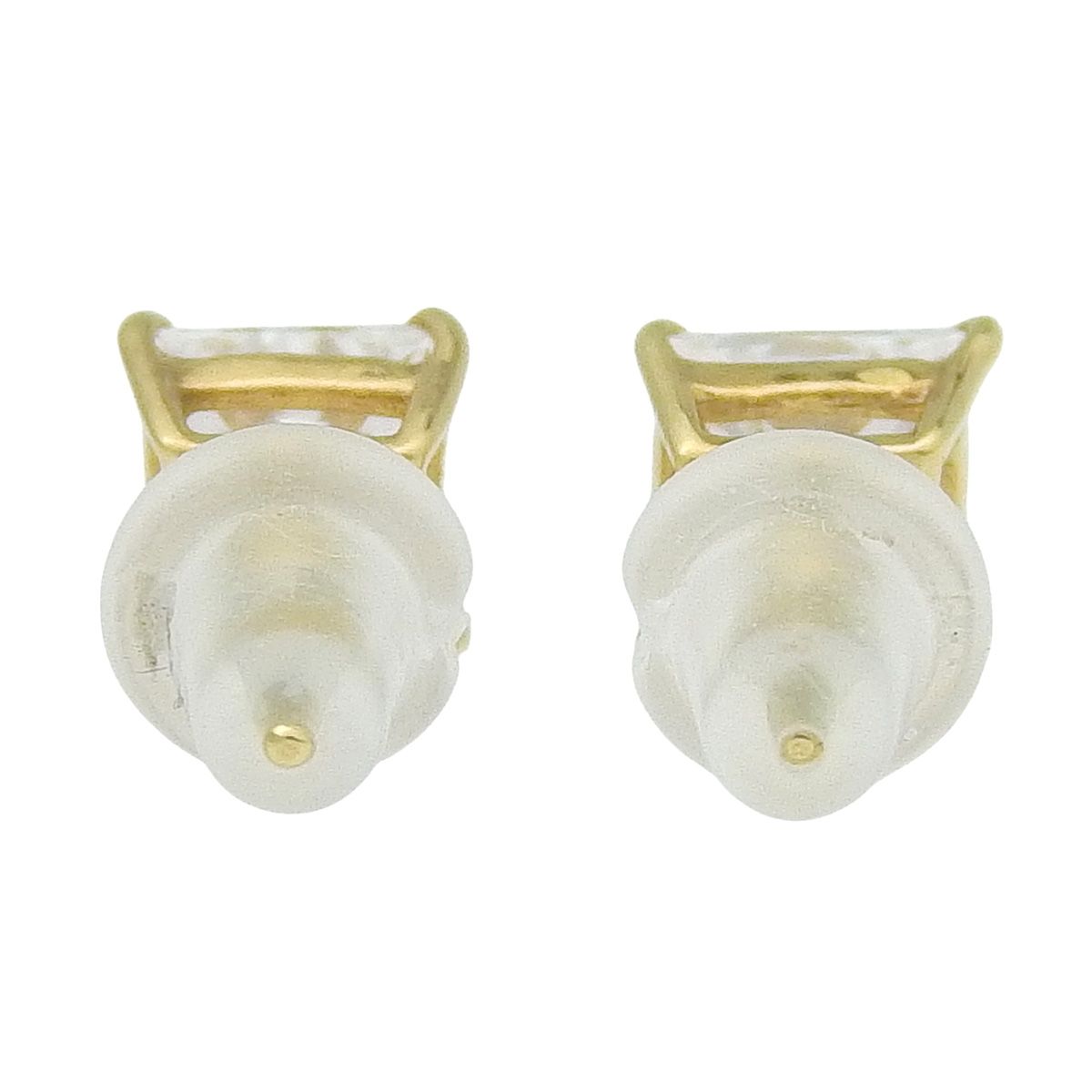 D 0.501 0.560 一粒ダイヤピアス イエローゴールド K 18 YG レディース アラモード