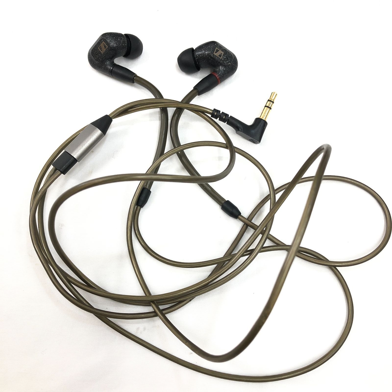 ジャンク】ゼンハイザー イヤホン 有線 IE 300 ブラック ダイナミック