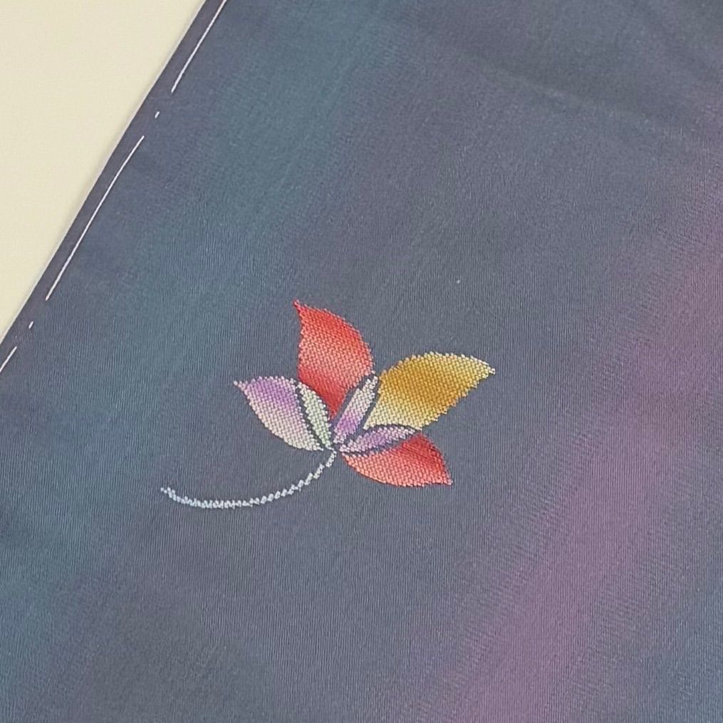 大島紬 飛び柄 縞模様 裄69 素敵な加工 正絹 着物 MK-2376 - メルカリ