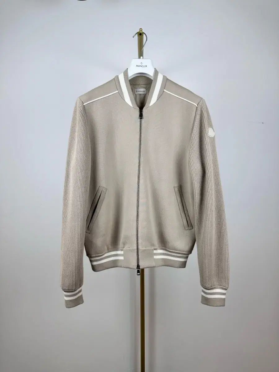 24 25 FW L モンクレール ニットダウン カーディガン ベージュ