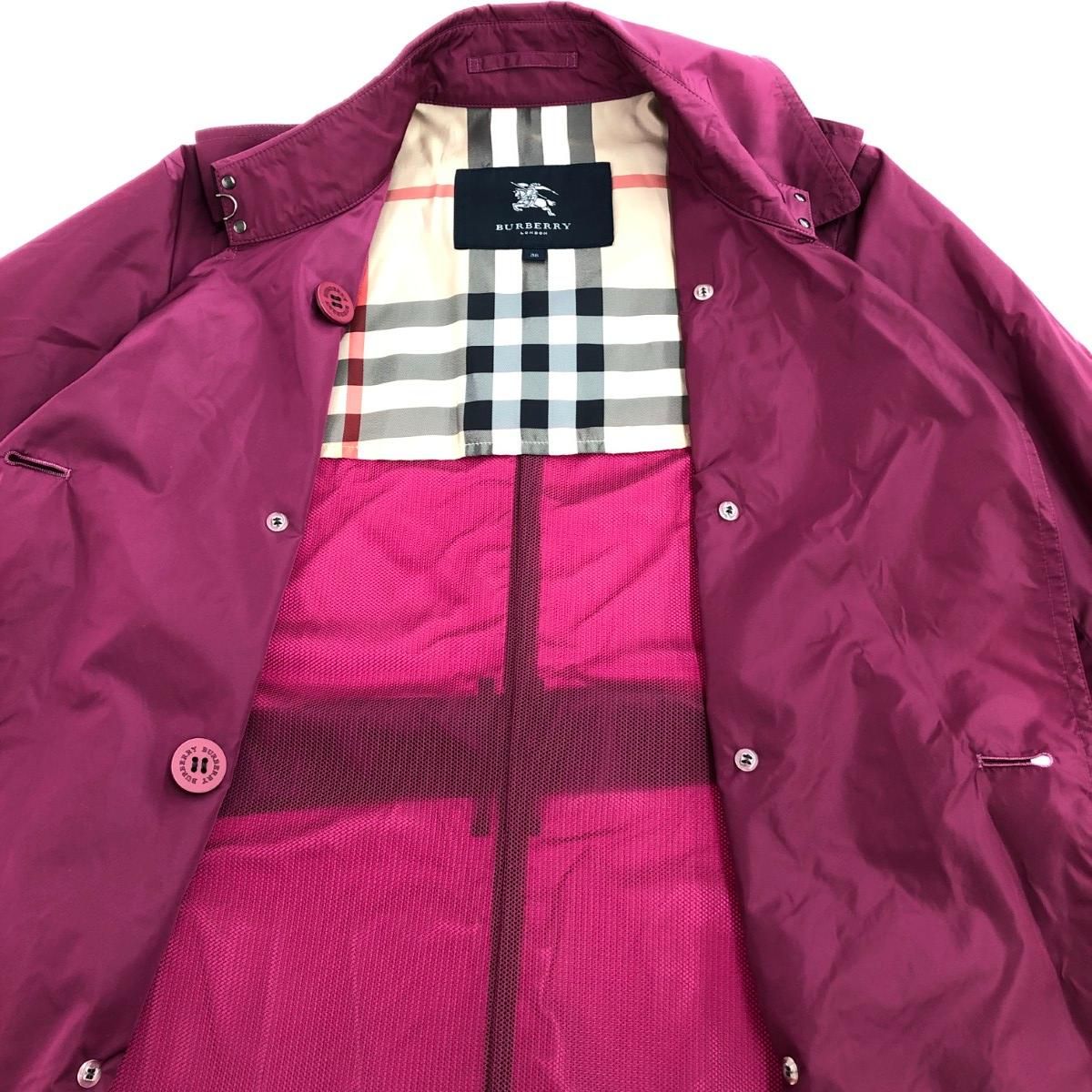 現行✨バーバリーロンドンイングランド 38 フリル ノバチェック トレンチコート burberry/バーバリー通販 | ロング チェックカラー キャッスルフォード