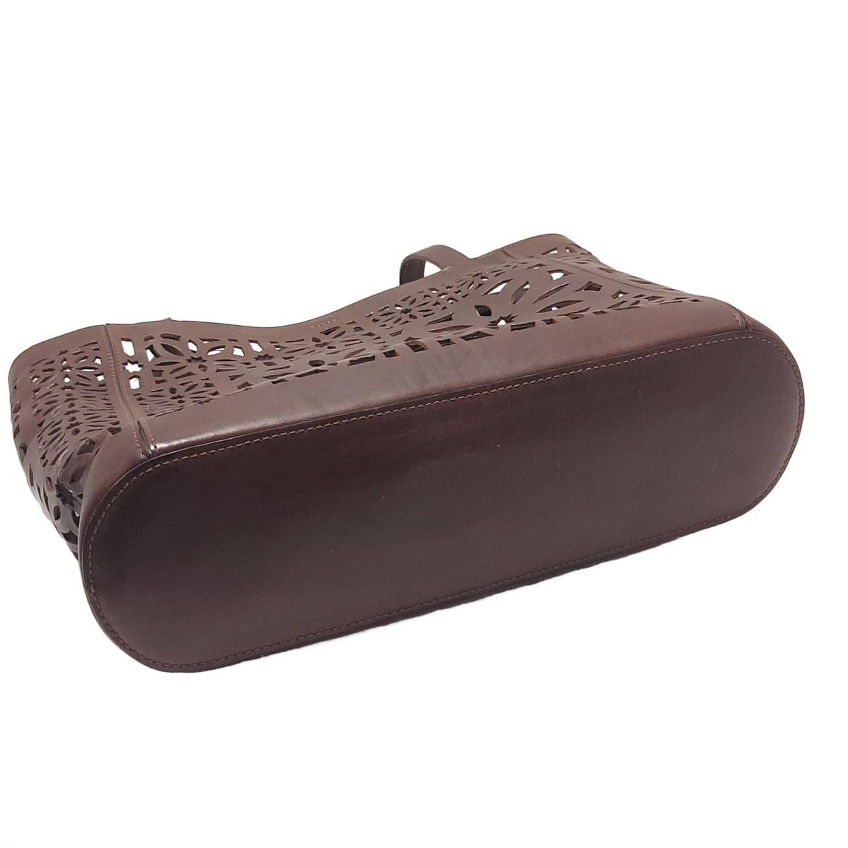 人気 genten(ゲンテン) トートバッグ - ダークブラウン フラワー(花