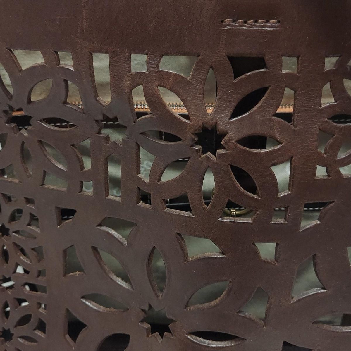 人気 genten(ゲンテン) トートバッグ - ダークブラウン フラワー(花