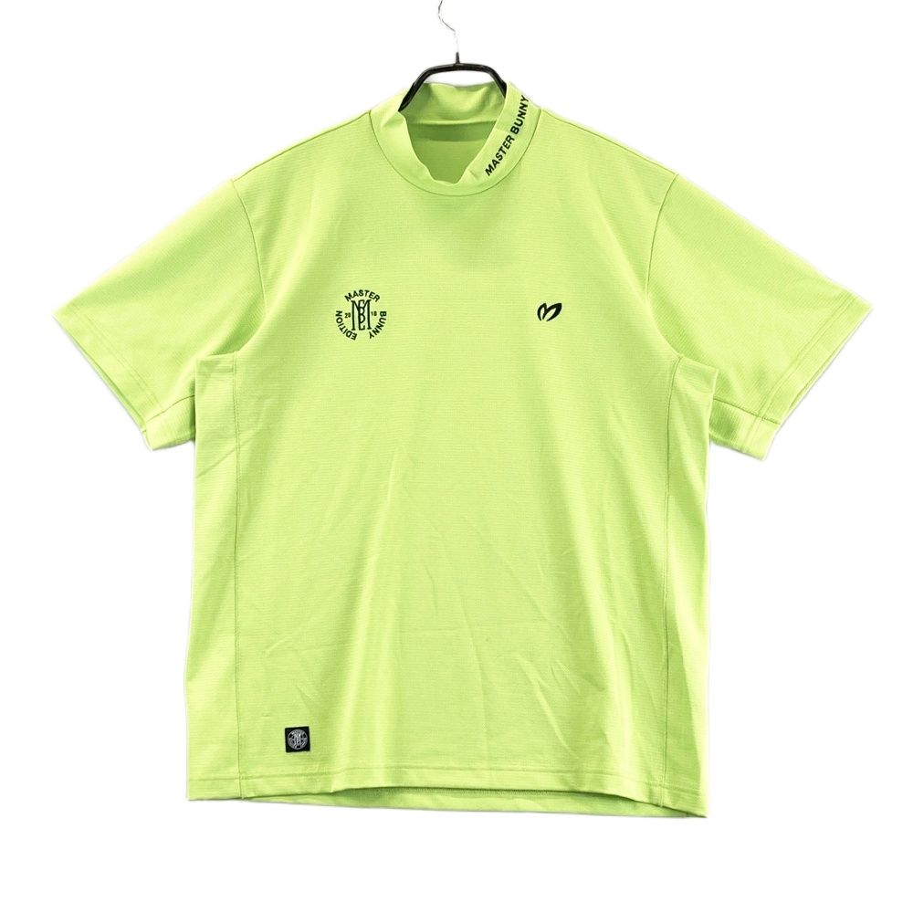 サイズ 6 MASTER BUNNY EDITION マスターバニーエディション モデル ハイネック 半袖Tシャツ グリーン系 ゴルフウェア メンズ ストスト