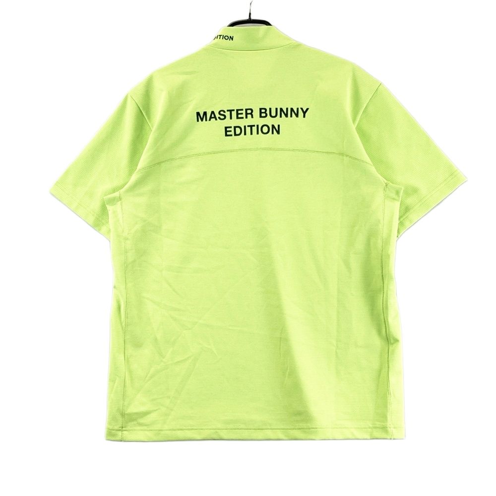 サイズ 6 MASTER BUNNY EDITION マスターバニーエディション モデル ハイネック 半袖Tシャツ グリーン系 ゴルフウェア メンズ ストスト