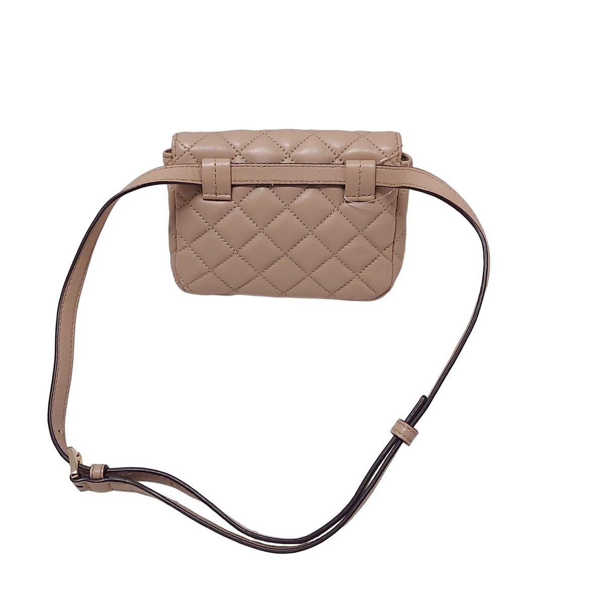  MICHAEL KORS マイケルコース ウエストポーチ ベージュ キルティング レザー ボディバッグ ウエストポーチ バッグ