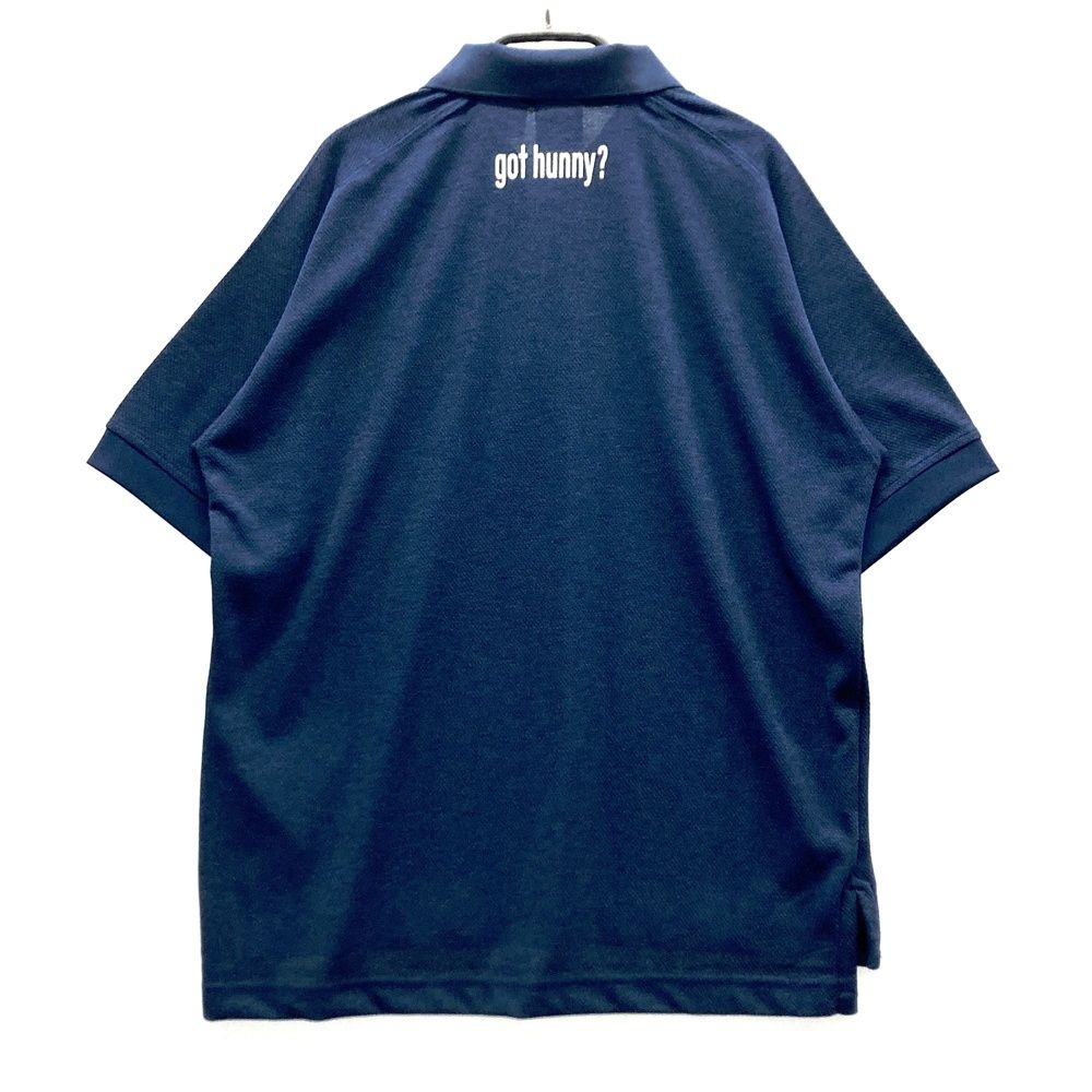 サイズ S BEAMS GOLF ビームスゴルフ Champion×Disney モデル 半袖ポロシャツ プーさん ネイビー系 ゴルフウェア レディース ストスト
