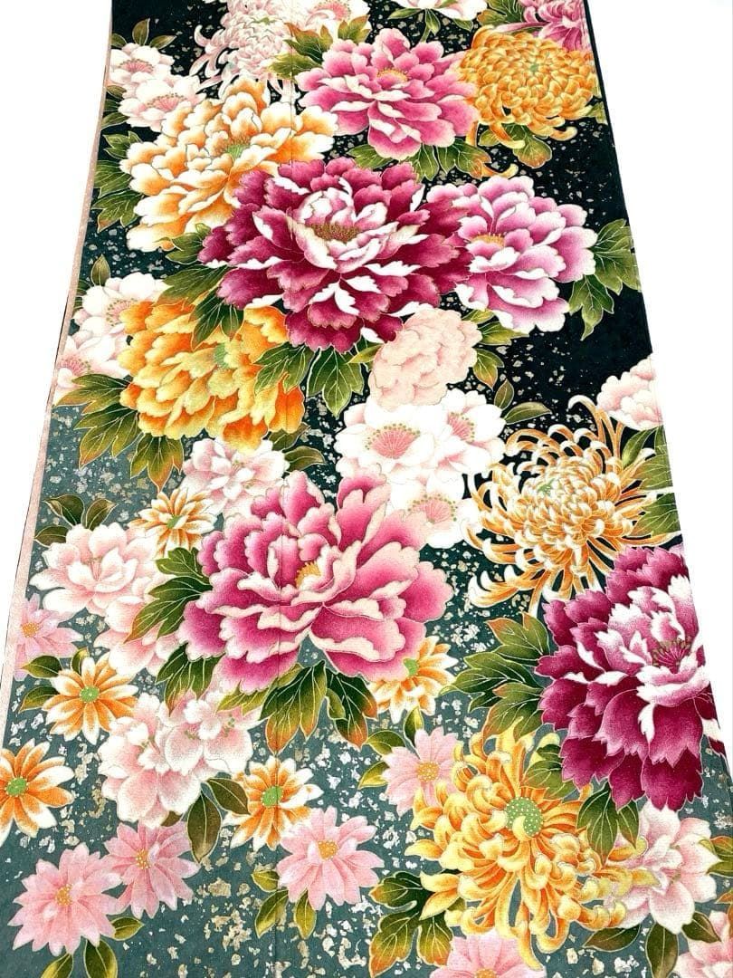 振袖 刺繍 銀彩 銀通し 身丈166cm 撥水加工済 MO3222 - メルカリ