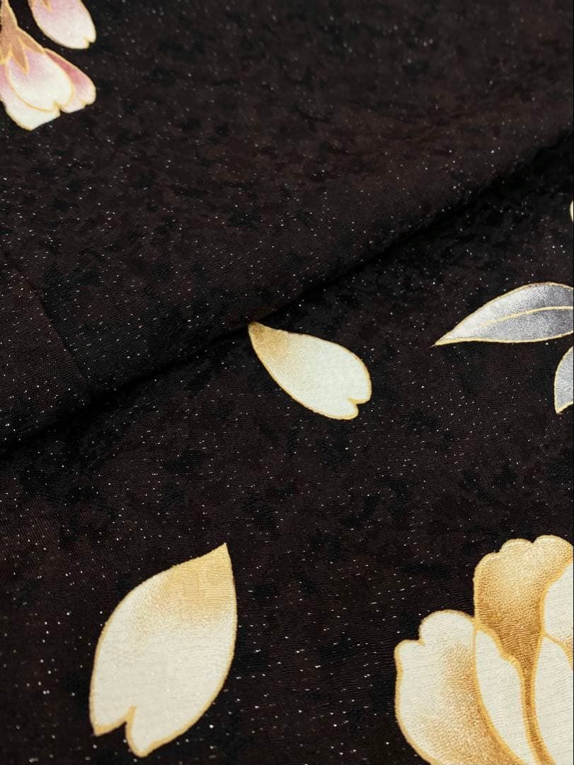  振袖 ラメ刺繍 金彩 銀通し 身丈165 cm パールトーン加工済 MO 3221 振袖 着物