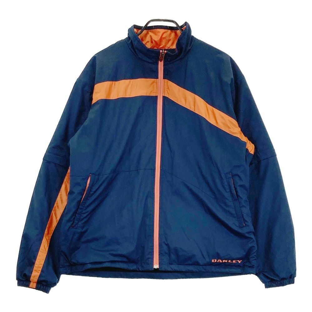 サイズ：XL OAKLEY オークリー 19166619 2WAY ジップジャケット 裏起毛  ネイビー系 [240101577425] ゴルフウェア メンズ ストスト