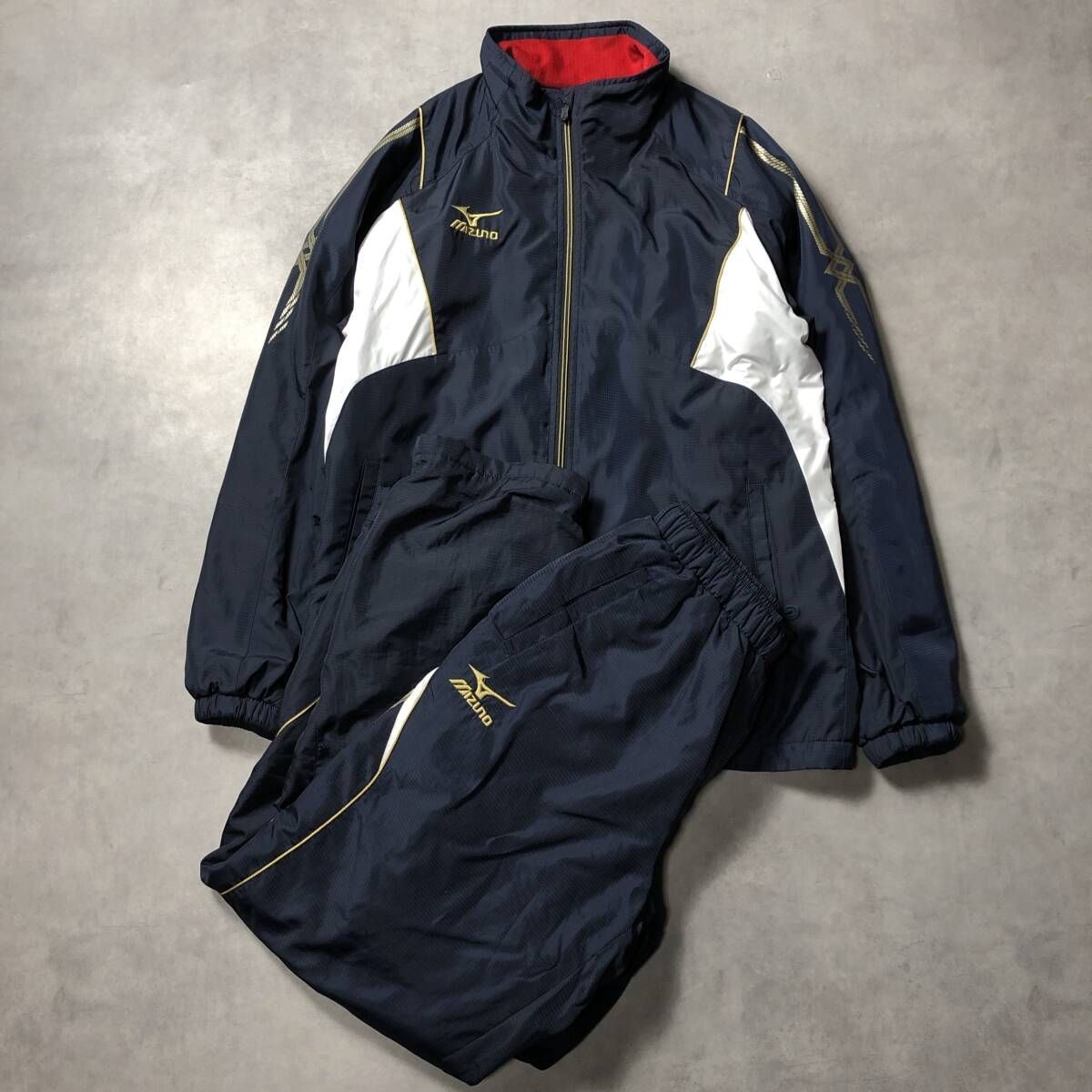 GQ4355◇MIZUNO : BREATH THERMO セットアップジャケット/パンツ◇L 