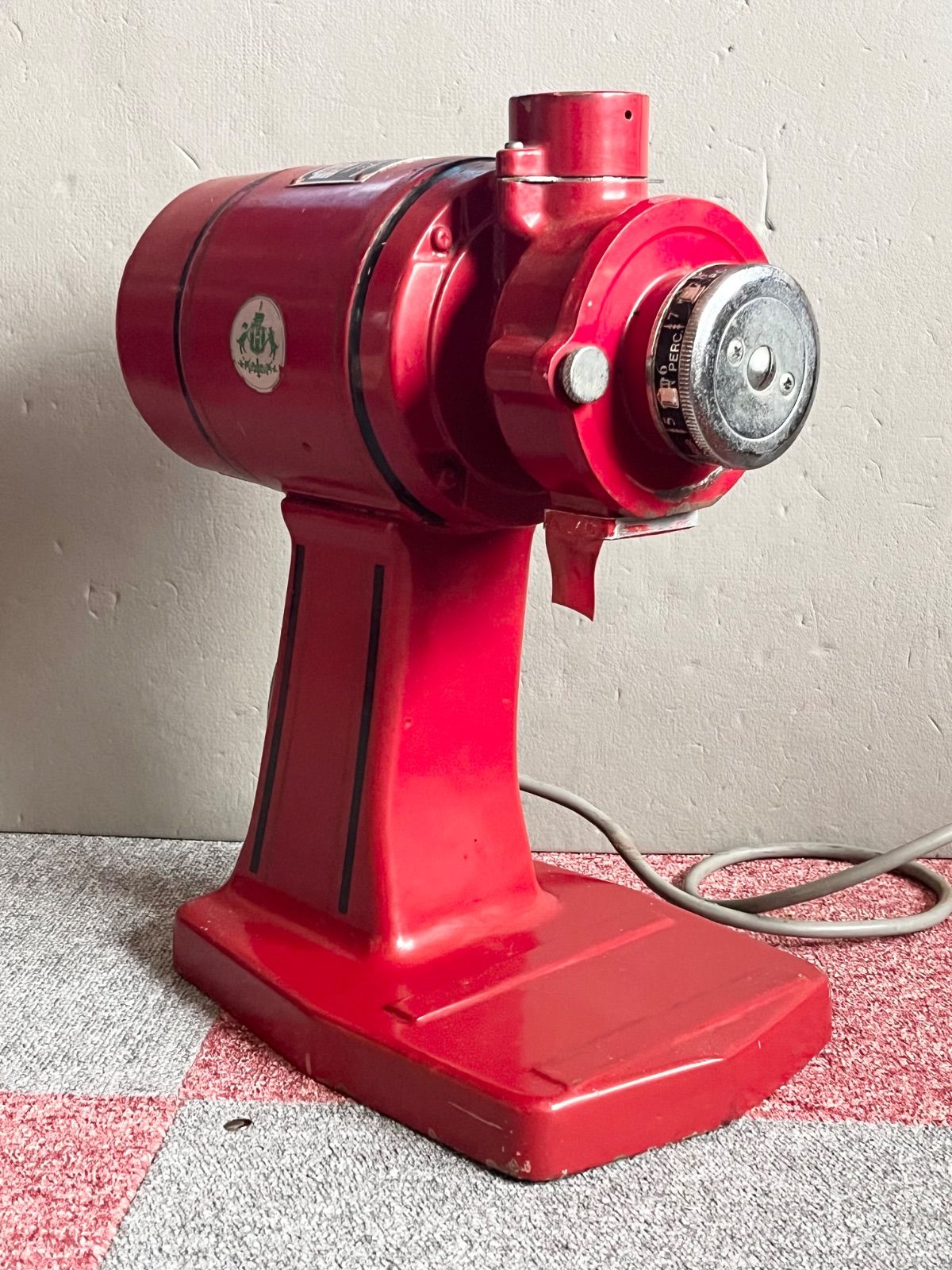 日本珈機 ビンテージ コーヒー ミル グラインダー TYPE ELE CUT 360 MODEL EC DZ 1