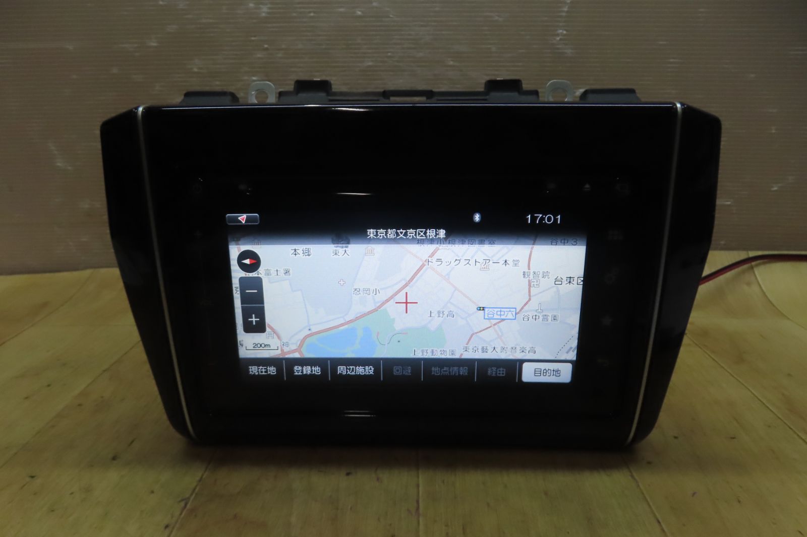 付 F 5127 スズキ ラパン DBA HE 33 S 39920 80 P 04 0 CE SDナビ 地図2016年 Bluetooth CD DVD 本体のみ ステー付 フレーム付