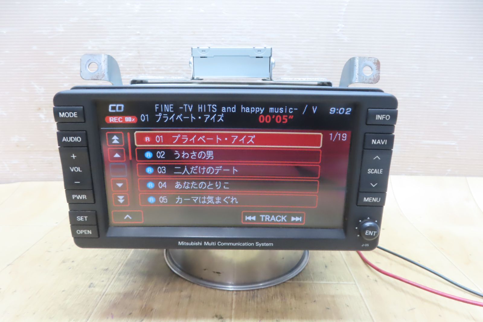 デリカD5 純正ナビ　本体のみ 三菱 デリカ 純正ナビ D5 J-05 【公式通販】