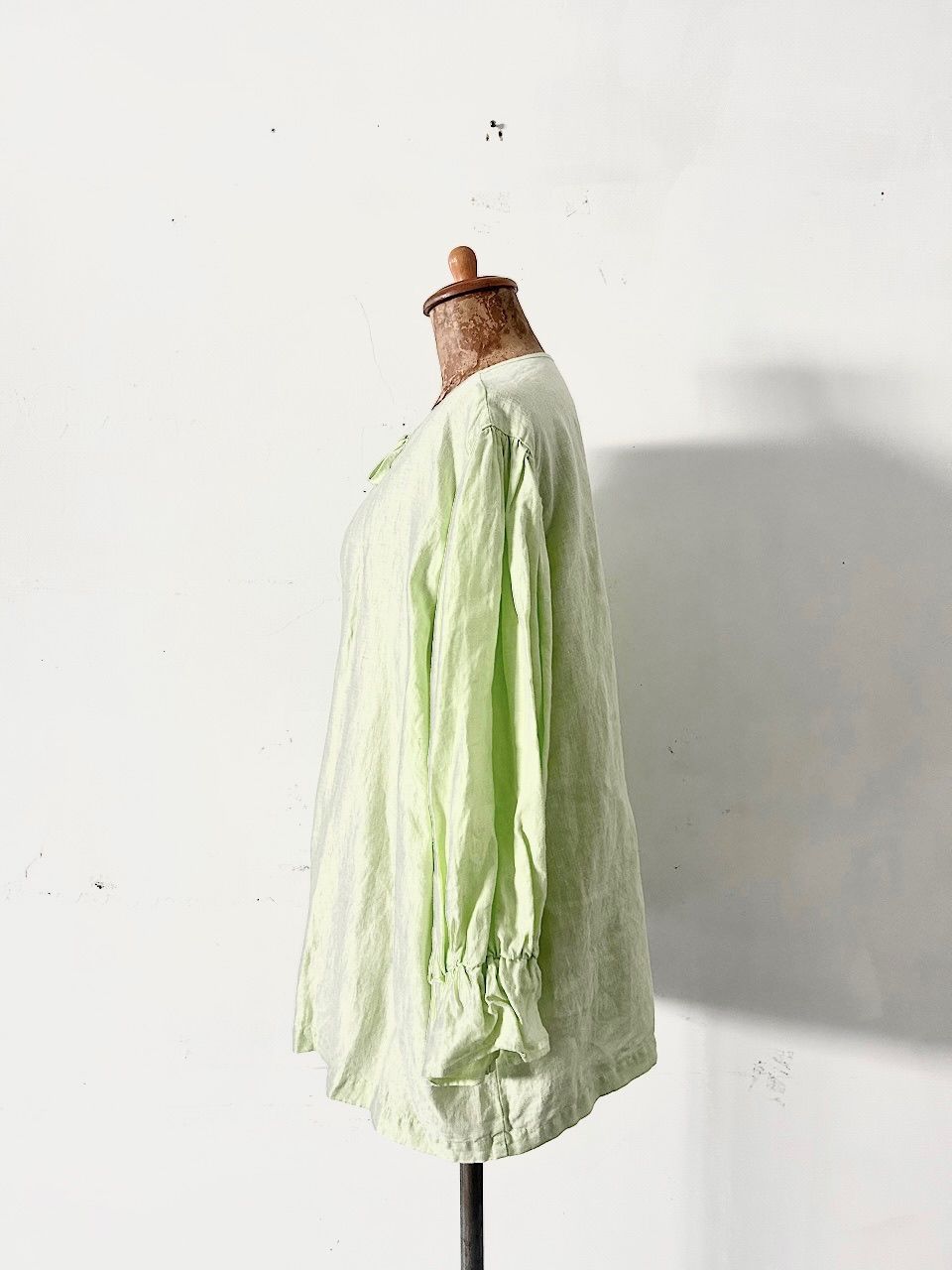 nestRobe リネン バックネックリボン2 way ブラウス