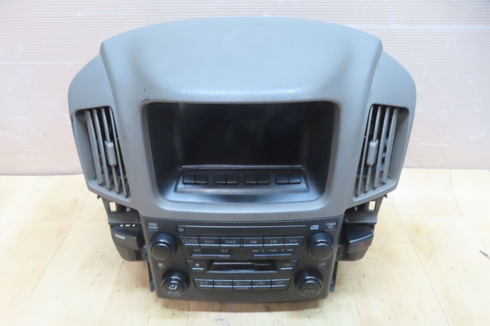 付 F 5130 トヨタ ハリアー ACU 10 W マルチディスプレイ 86110 48020 オーディオ カセットデッキ SXU MCU 15