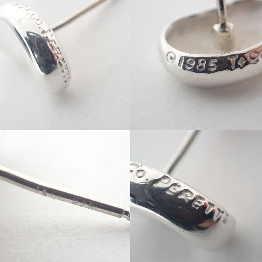  ティファニー SV 925 ビーン ピアス j 118-2 ピアス(両耳用) アクセサリー