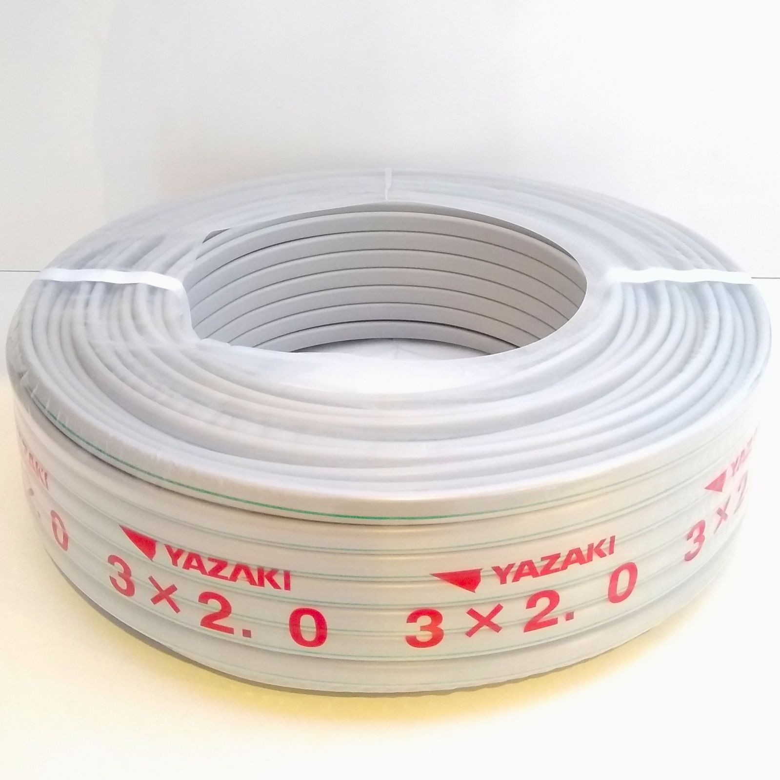  XY 32 G-D 矢崎電線 VVF PbF .0㎜ 灰 Gマーク 黒白緑 電線 建築資材 電気工事 ケーブル 電設資材 材料 資材