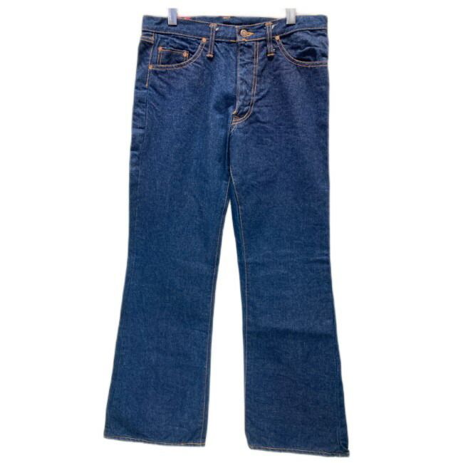 X TOMSON デニムパンツ 80 s 90 80年代 90年代 ベルボトム Gパン ジーンズ ボトムス 無地 ジップフライ TALONジップ フ 古着