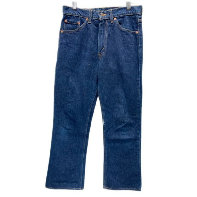 Levi s デニムパンツ 90 90年代 96年製 517 刻印501 Gパン ジーンズ ボトムス 無地 ジップフライ 赤タブ スモールe アメカジ 古着