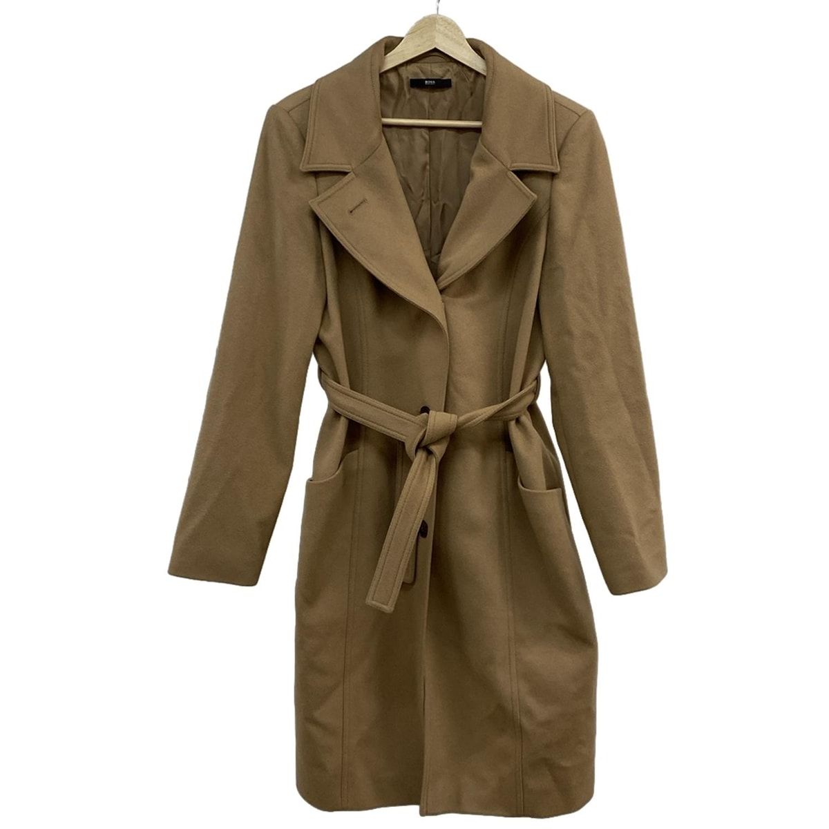 HUGO BOSS レディースコート HUGO BOSS（ヒューゴ・ボス） チェスターコート 38 ブラウン