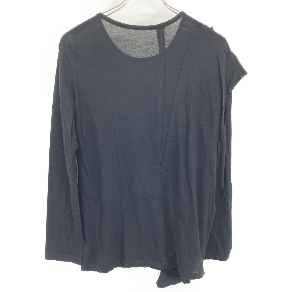  Y s ワイズ YS-T 09-063 ﾌﾞﾗｯｸ 24 SS ｽﾄﾚｯﾁｱｼﾝﾒﾄﾘｰ 変形ｶｯﾄｿｰ 2 その他 トップス