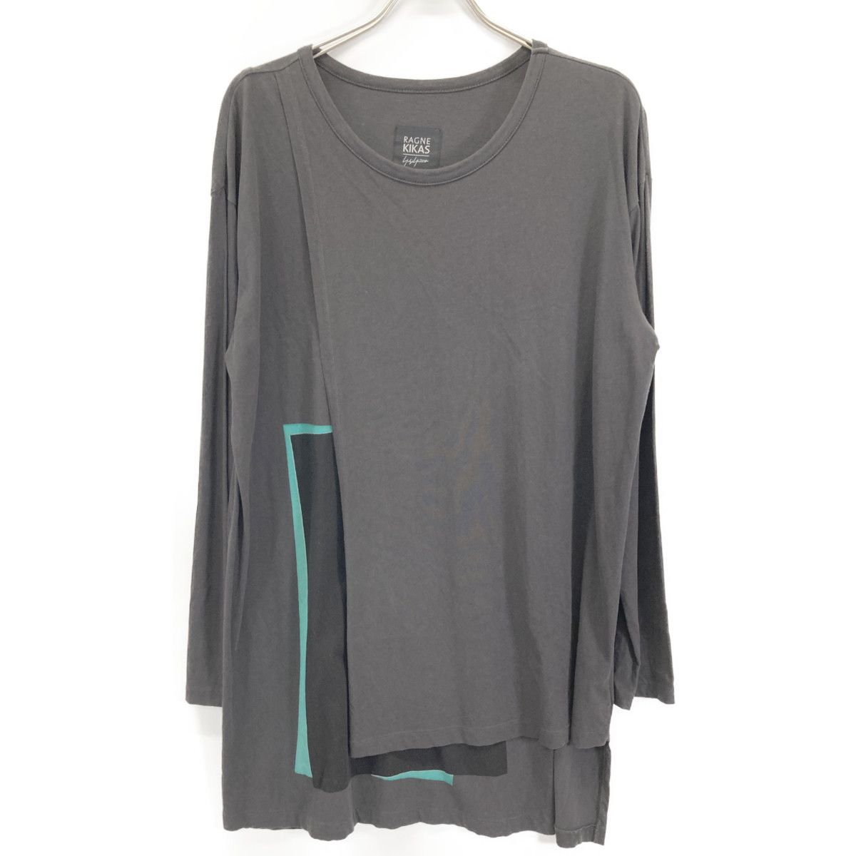 RAGNE KIKAS for Yohji Yamamoto ラグネキカスフォーヨウジヤマモト NV-T 33-078 ﾌﾞﾗｯｸ 変形L Sｶｯﾄｿｰ 2