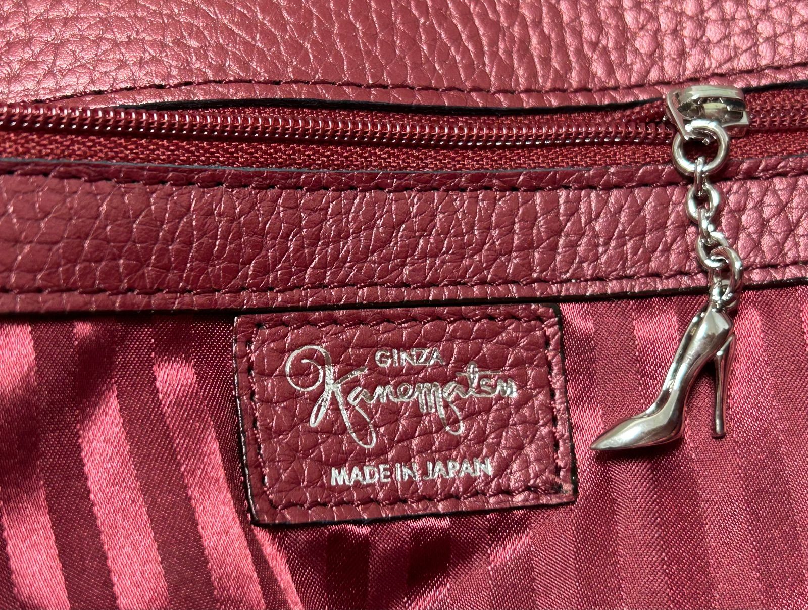 銀座かねまつ レザートートバッグ