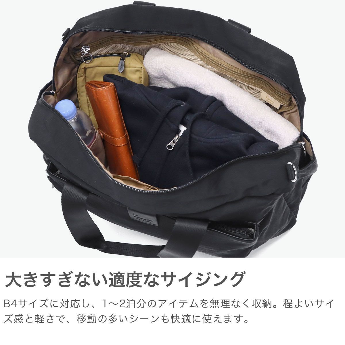 カナナプロジェクト コレクション ボストンバッグ レディース 旅行 大 