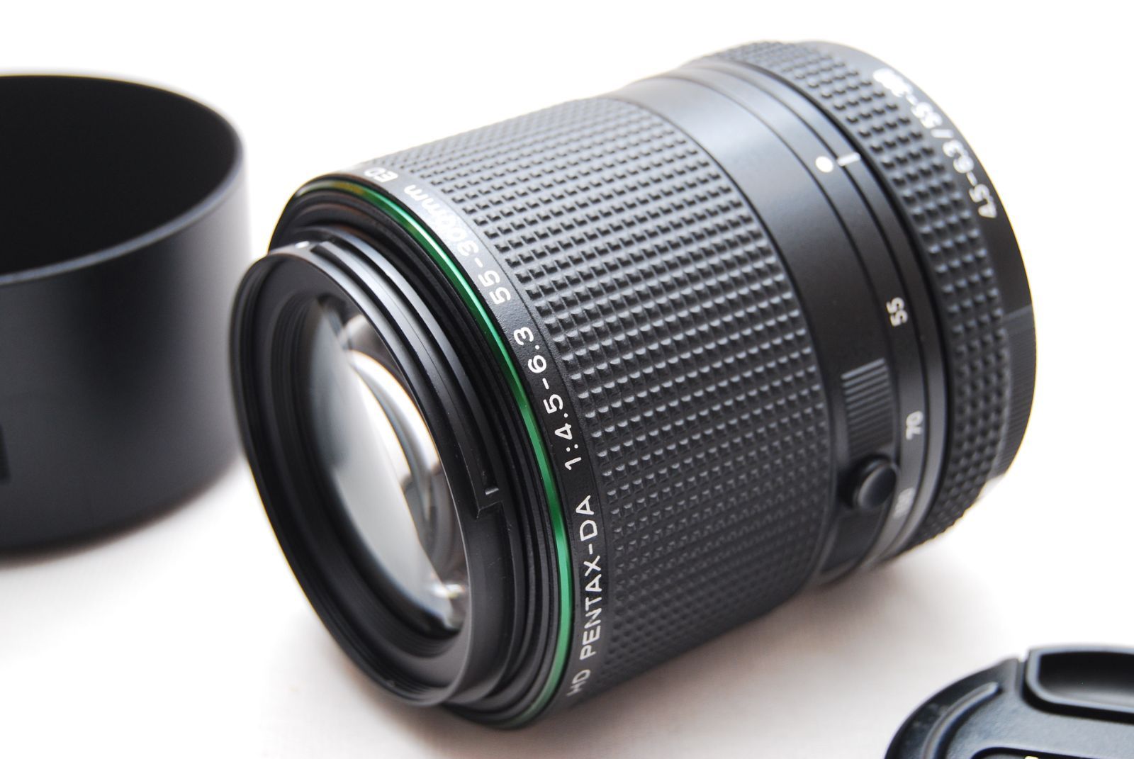 上 ペンタックス HD PENTAX DA 55 300 mmF 4 5 6 3 ED PLM WR RE 望遠ズームレンズ