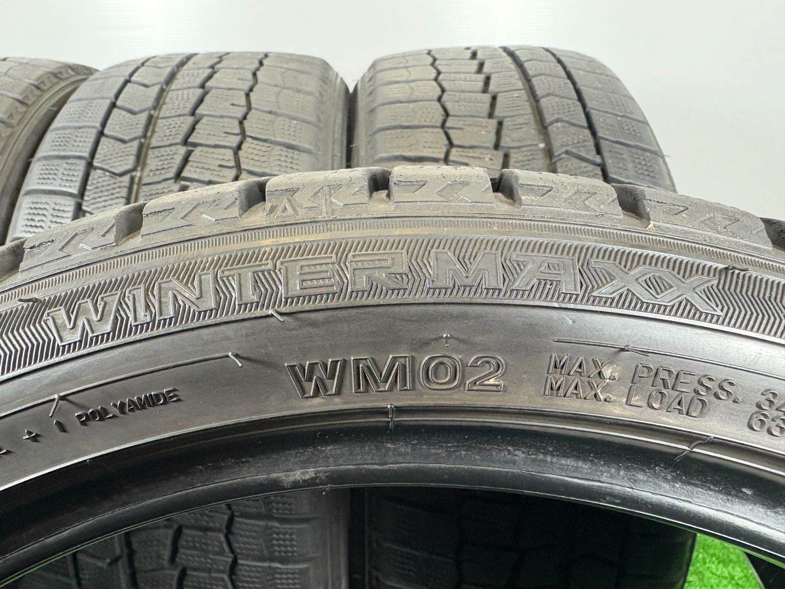  225 40 R 18 ダンロップ WM 02 2020年製 4本 冬 タイヤ スタッドレス TA 898 18インチ スタッドレス