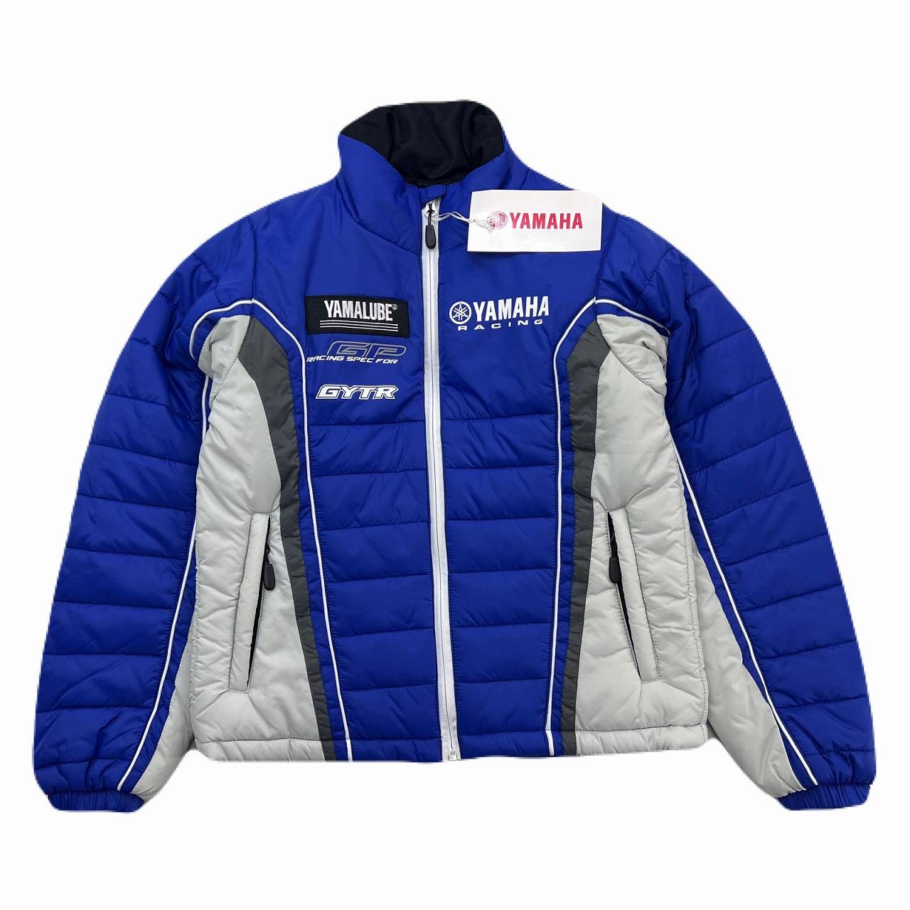 ヤマハ ナイロンジャケット レディース L ブルー グレー レーシング