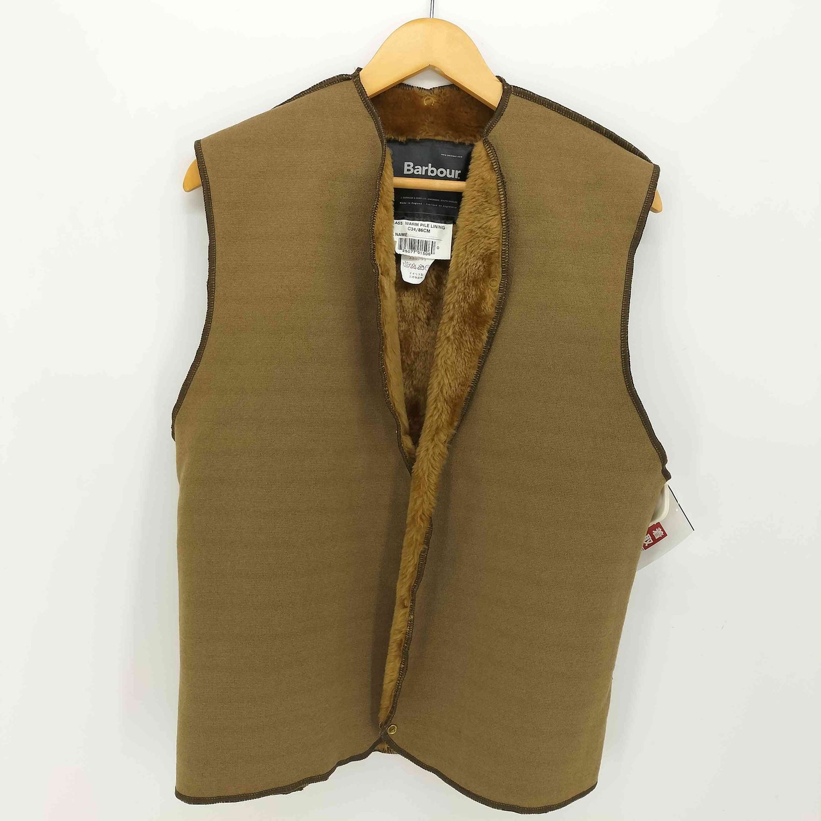 バブアー Barbour 80-90S 3ワラント A55 WARM PILE LINING ファー