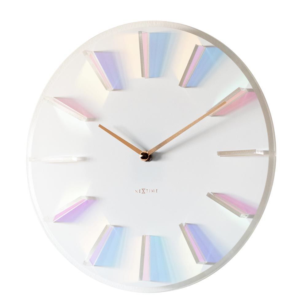 壁時計 掛時計 NEXTIME ネクスタイム ウォールクロック プリズム Prism NXT-J 059 Lucent Series