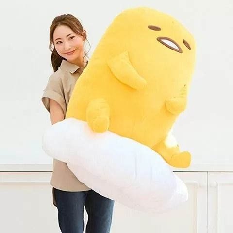 新品未開封 サンリオ しまむら ぐでたまの超ビッグダイカットクッション 品番：124-2383 管理番号：2116