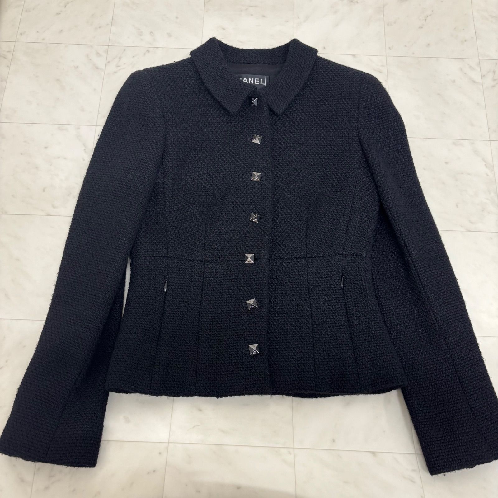 ◎CHANEL シャネル セットアップ スーツ ジャケット スカート ツイード 