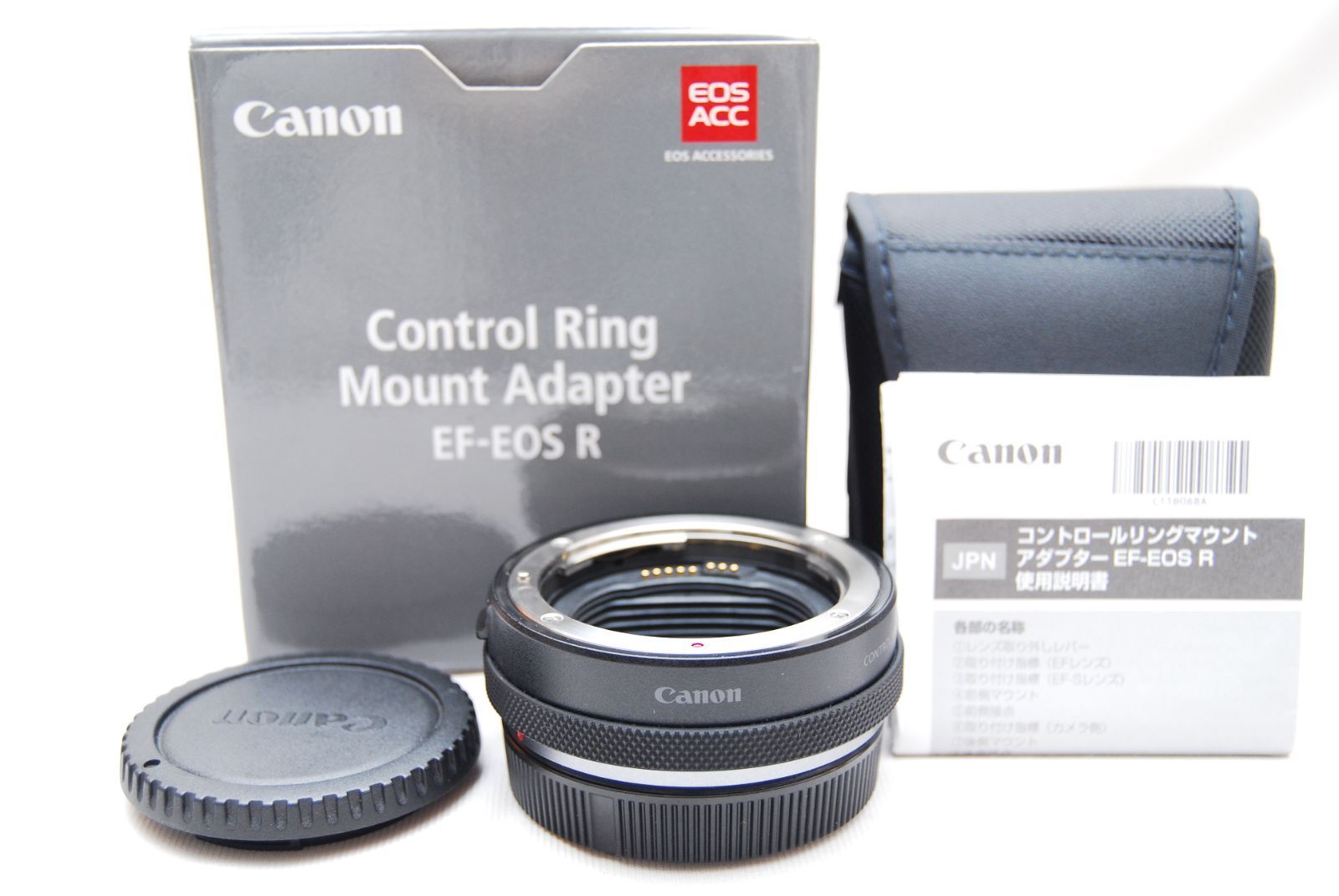 上 Canon コントロールリングマウントアダプター EF-EOS R EOSR対応