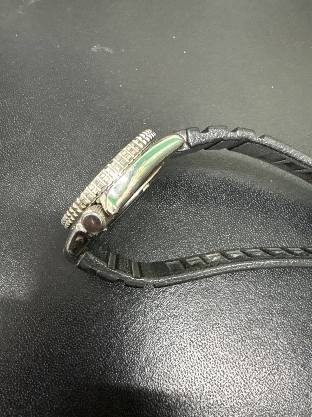  SEIKO セイコー ブラック ダイバー デイデイト クォーツ メンズ 腕時計(クォーツ) 腕時計(アナログ)