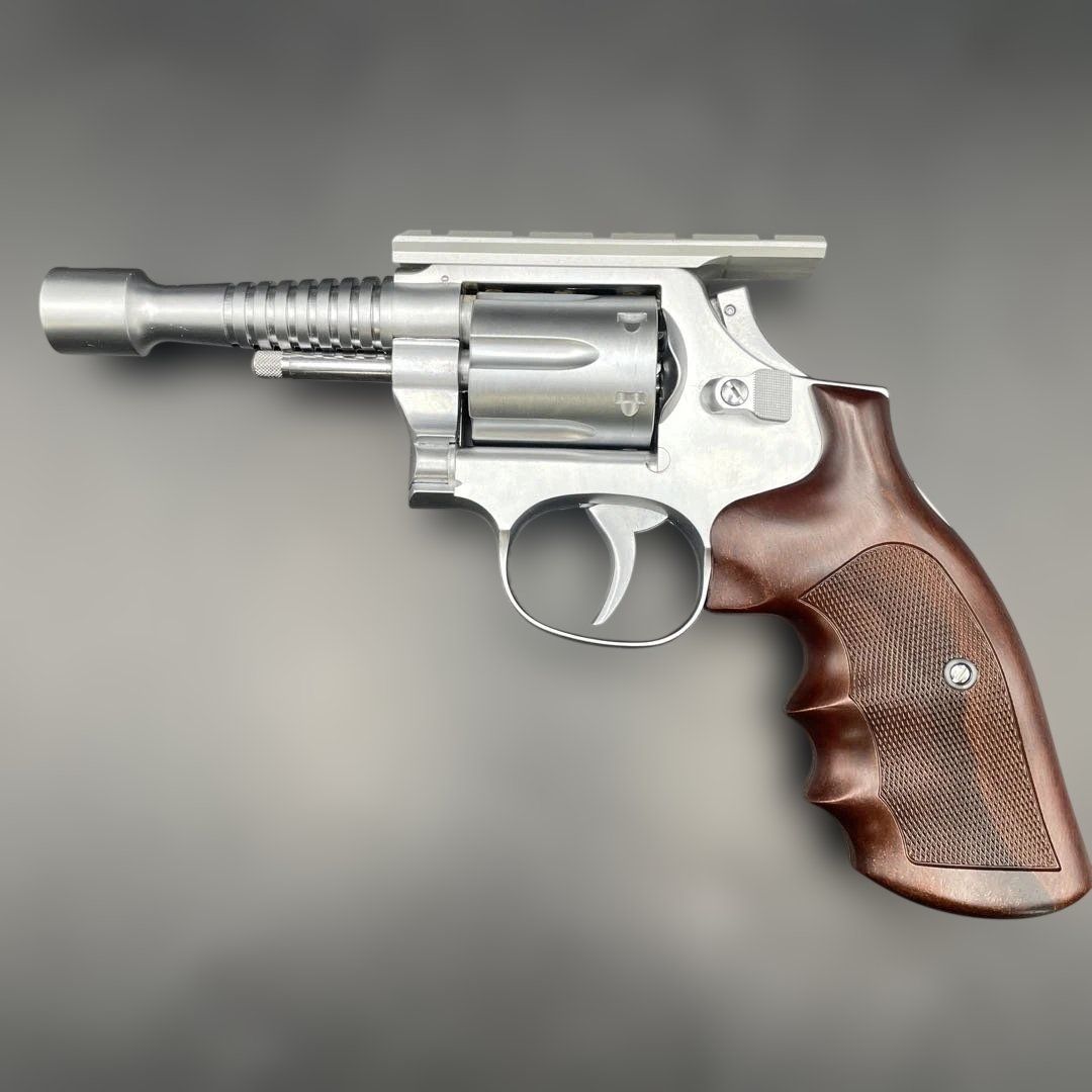 漏れなし コクサイ SPEED COMP. 4インチ シルバーモデル KOKUSAI スピードコンプ スチールチャレンジ S-W 357マグナム ガスガン ガスリボルバー レースガン 競技 スピードシューティング イチロー ナガタ ツチノコ