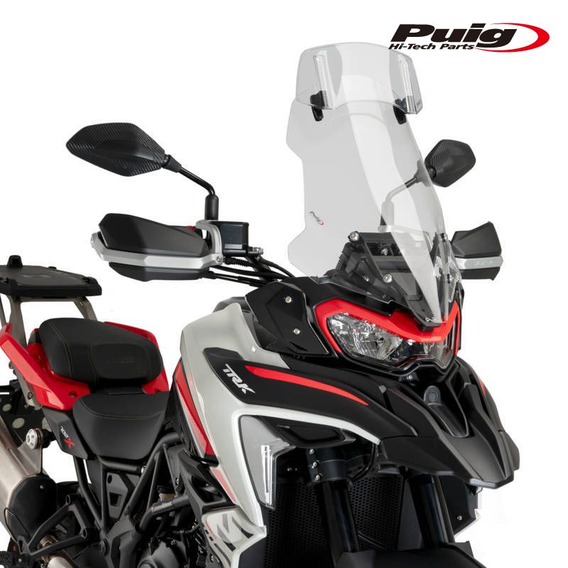 Puig 21800 W TOURING WITH VISOR CLEAR BENELLI TRK 702 23 25 プーチ スクリーン カウル バイザー付き
