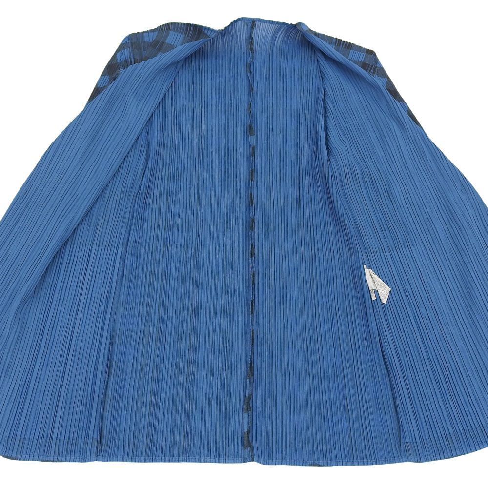 PLEATS PLEASE プリーツプリーズ 美品 チェック カーディガン トップス