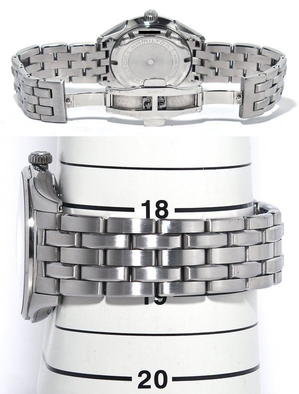  箱 ギャラ付 ハミルトン Jazzmaster ジャズマスター GENT ジェント H 324510 クオーツ メンズ 腕時計(クォーツ) 腕時計(アナログ)