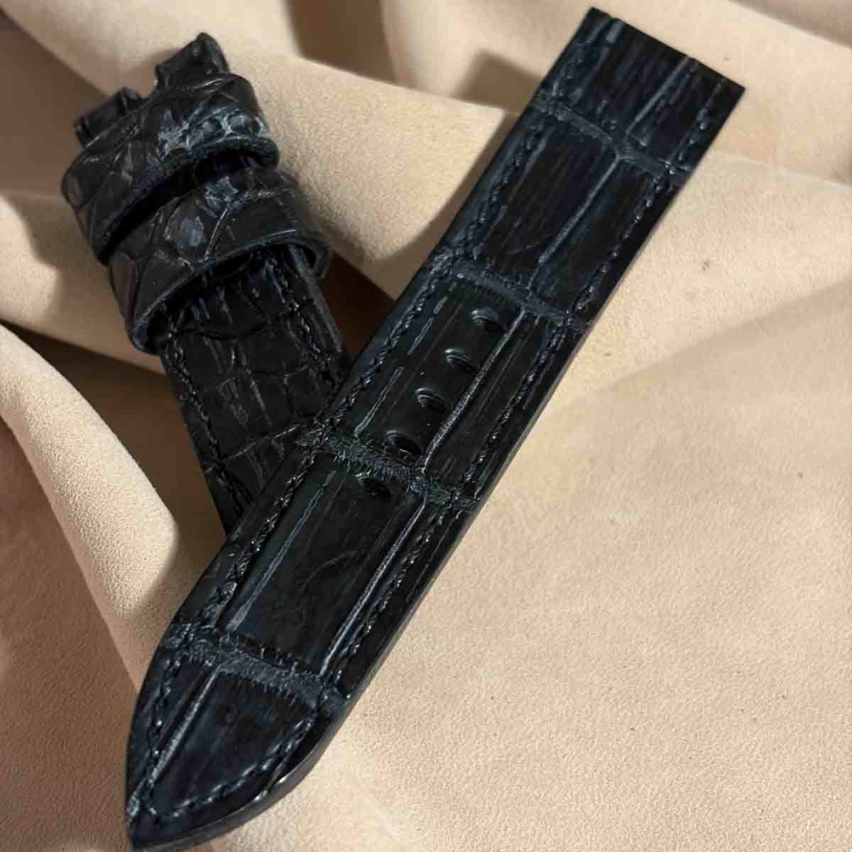 exh-57 ブライドル クロコダイル 腕時計ベルト ラグ幅22 mm - バックル幅20