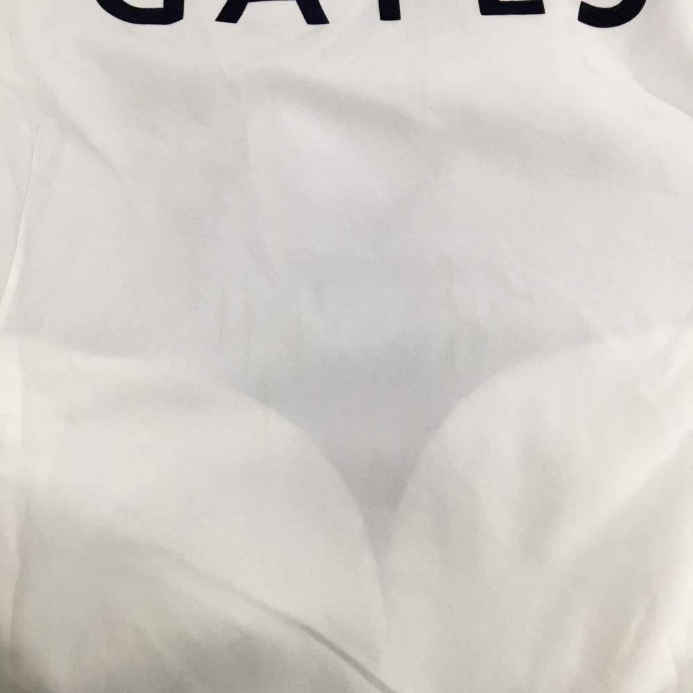 美品】パーリーゲイツ スニード 白×ネイビー 蓄熱裏地 フロントロゴ