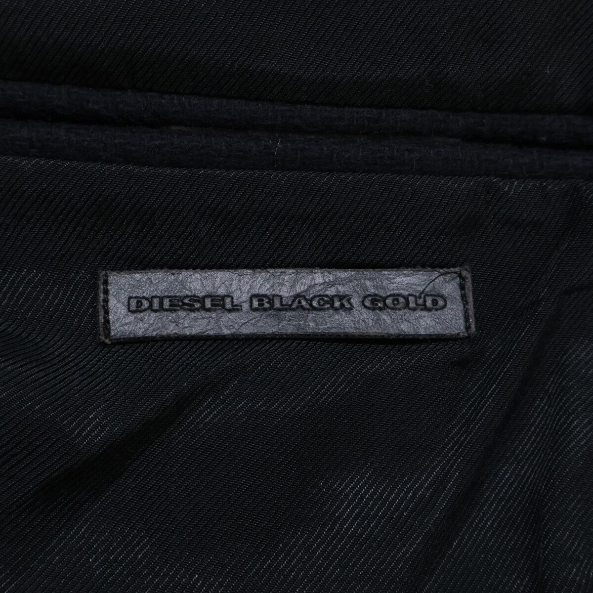 DIESEL BlackGold ディーゼルブラックゴールド ﾈｲﾋﾞｰ ｺｯﾄﾝ ﾁｪｽﾀｰｺｰﾄ 44