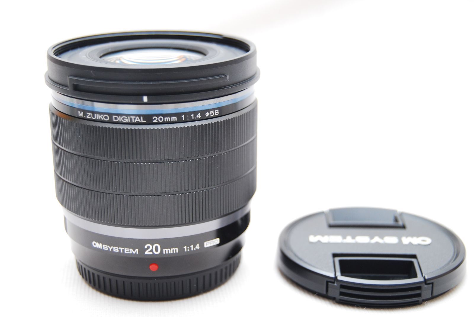  上 OM SYSTEM M ZUIKO DIGITAL ED 20 mm F 1 4 PRO ブラック オリンパス レンズ(単焦点) カメラ