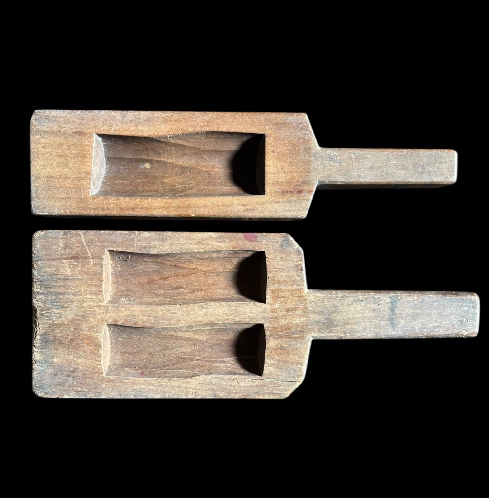 菓子型 和柄 持ち手付き 練り物 木型 昭和 落雁 木枠 和菓子 型 お菓子